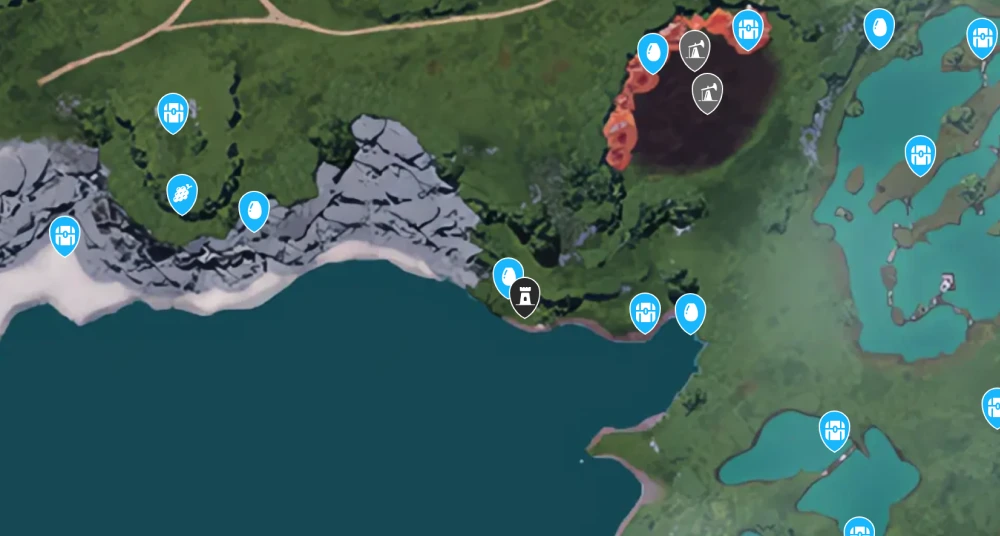 Usuario interactuando con 'teletransportación' en un mapa de juego